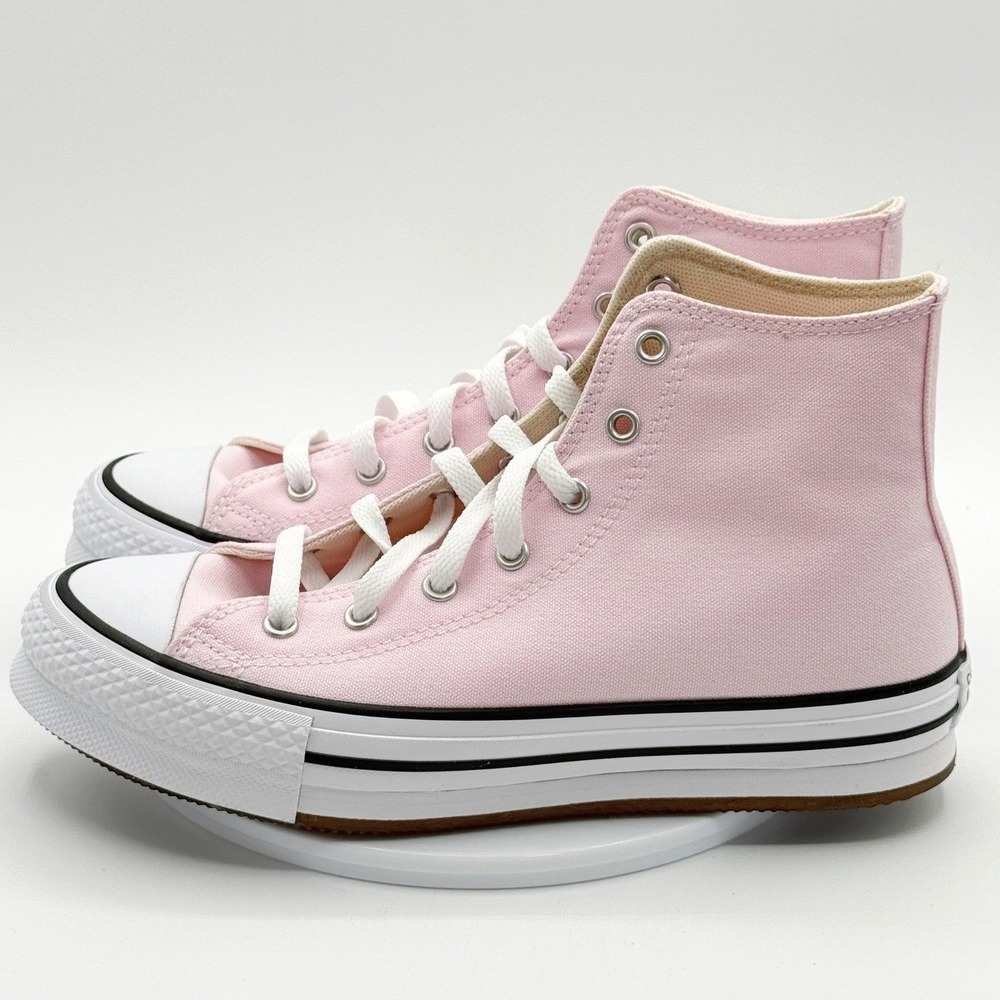 Converse Chuck Taylor Eva‎ Lift Hi Sneakers / Size 5.5 Kid / Pink White NEW